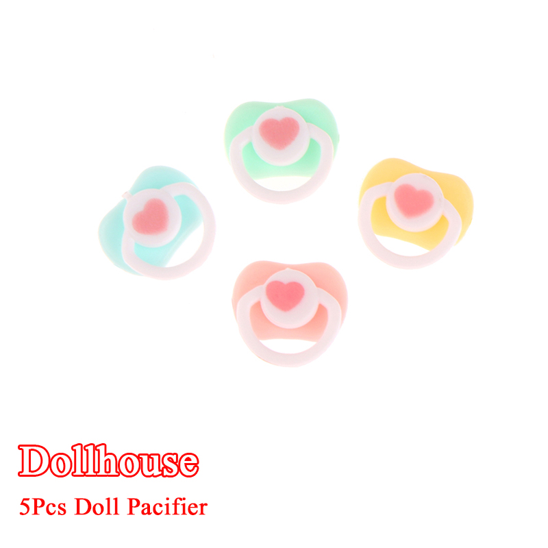 Kids Toys Play - Mini chupete para muñecas, suministros para