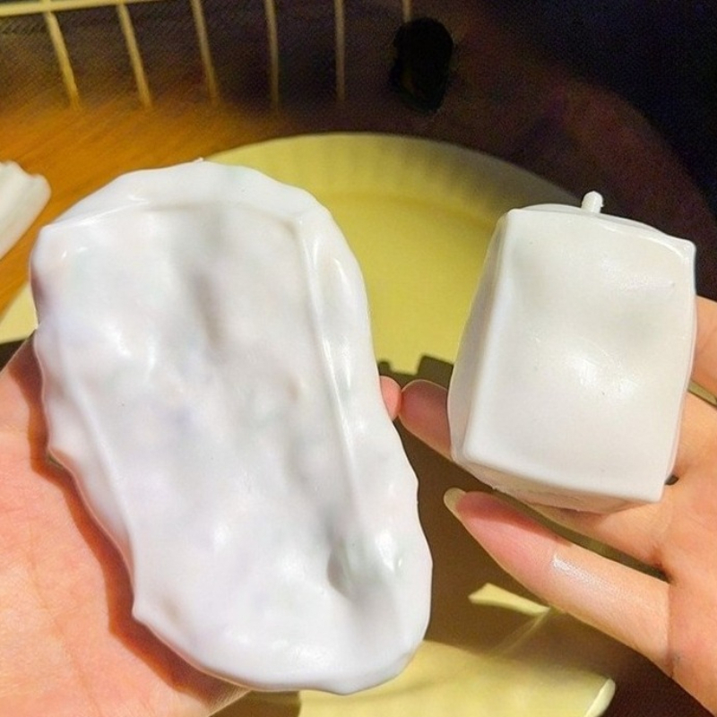 Sensory Fidget Toys - Pelota Antiestrés de Tofu, Moldeable, Sin