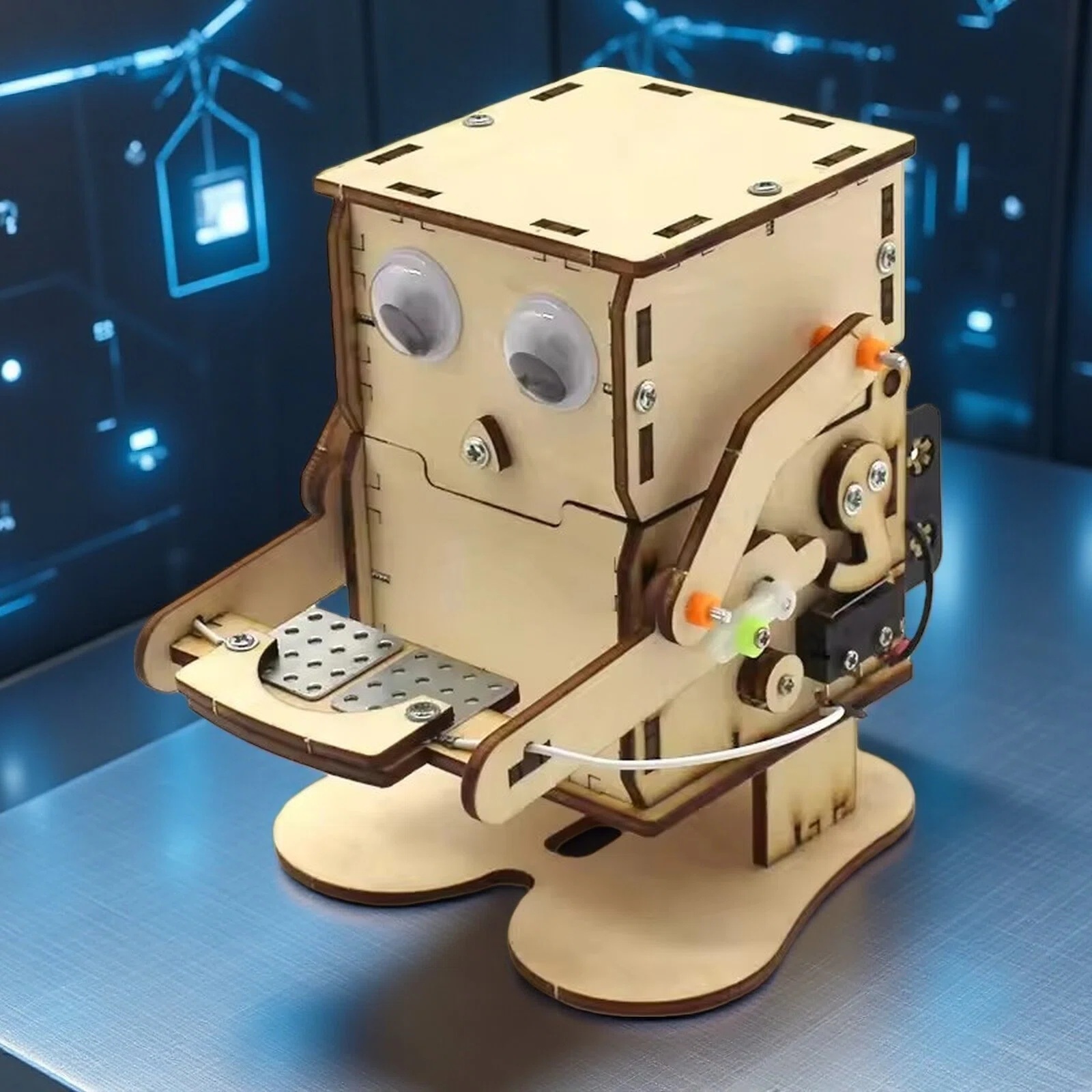 Science Experiment Kit - Modelo de Robot Comedor de Monedas,