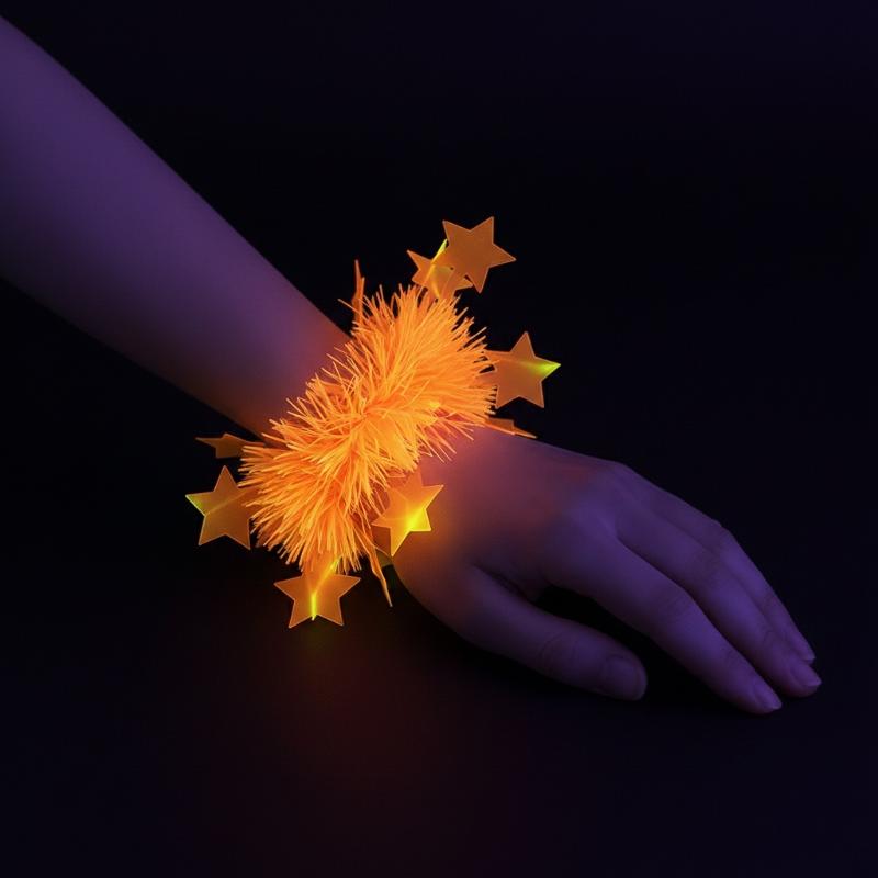 Glow In Dark Stars - Set de collares de estrellas neón