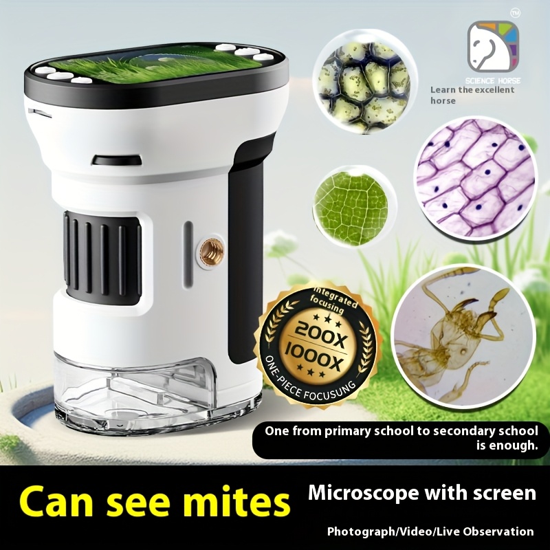 Toys For Kids Video - Microscopio para Niños, Kit Biológico con