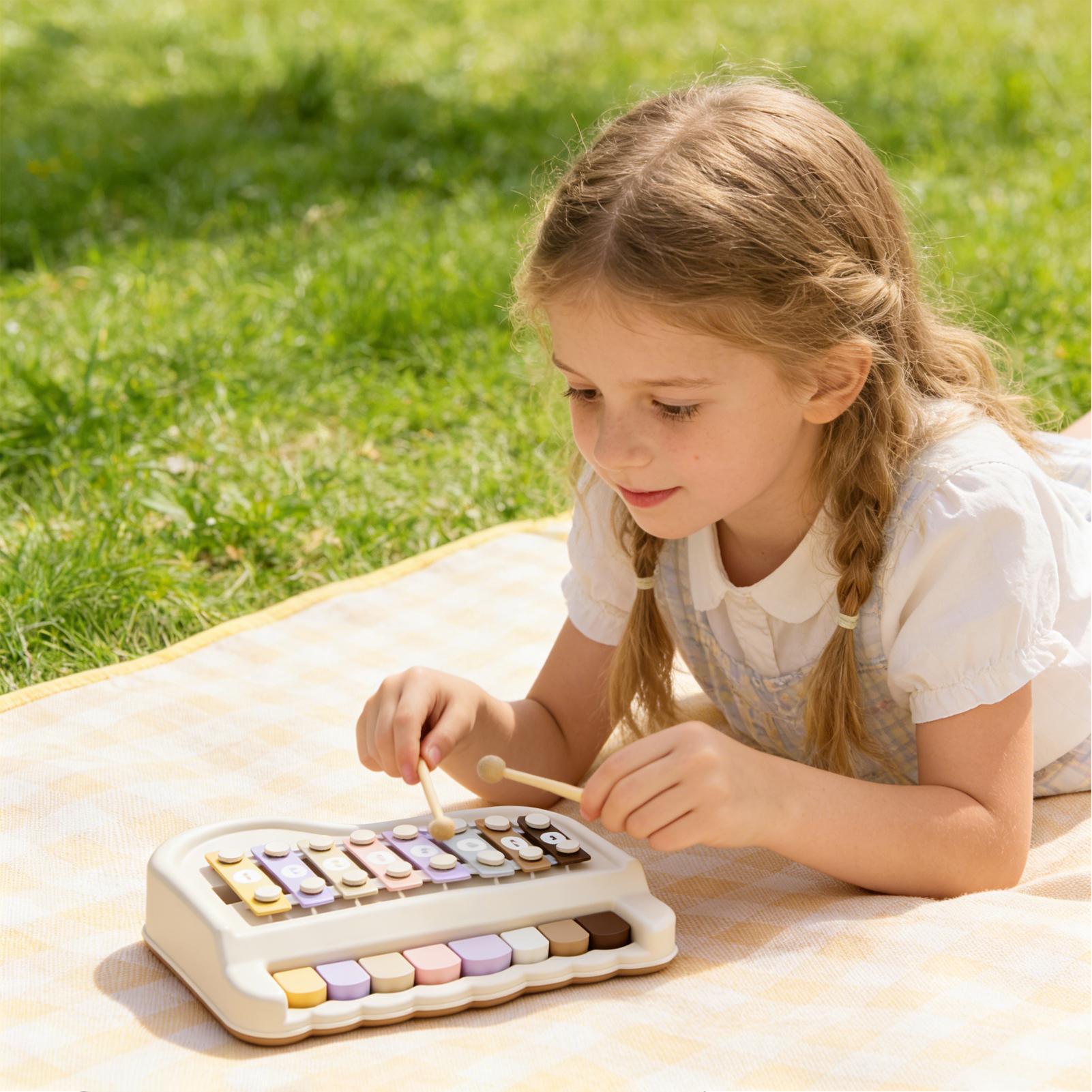 Kids Toys Xylophone - Xilófono de piano para niños, instrumento