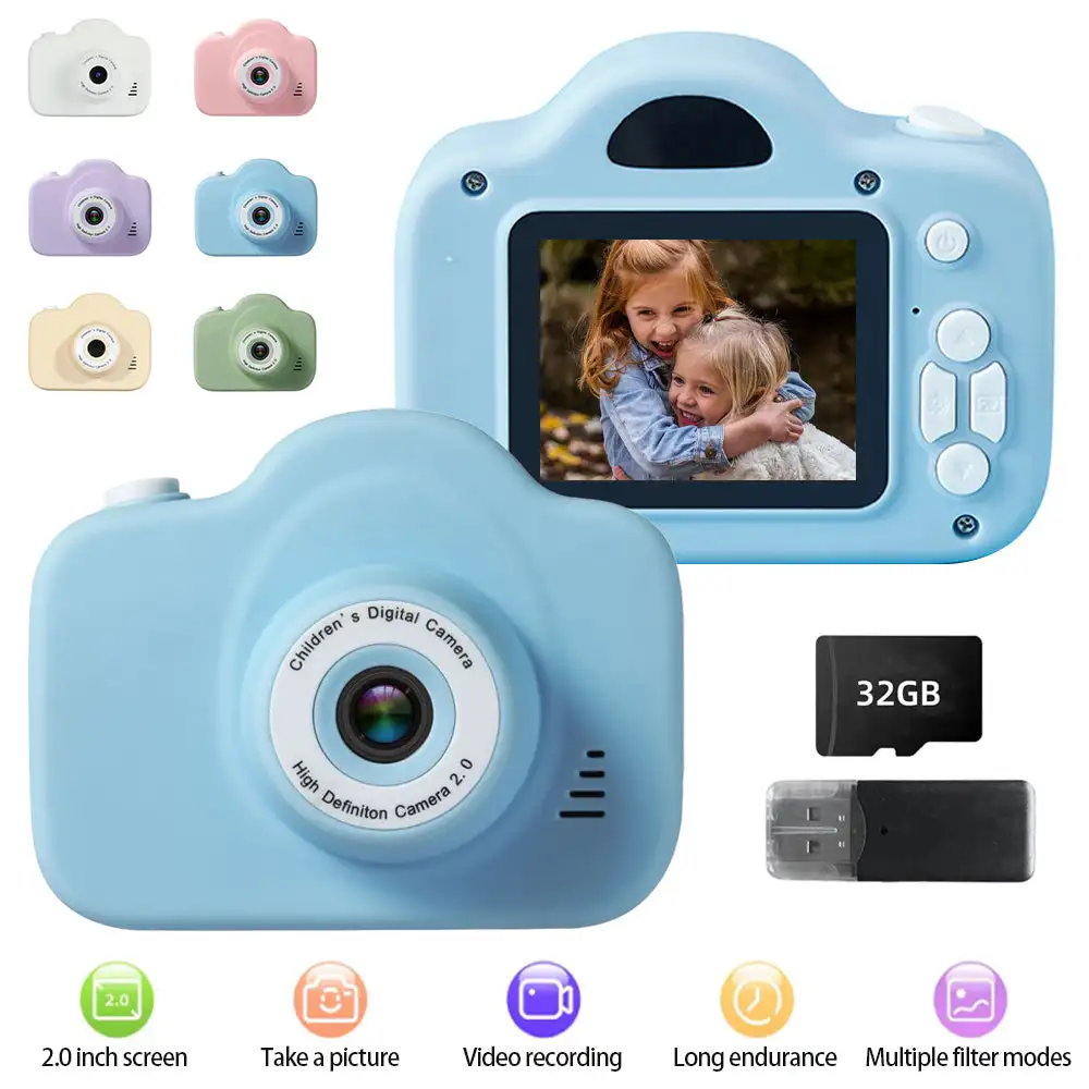 Toys For Kids Video - Cámara de Video HD 1080P, Mini