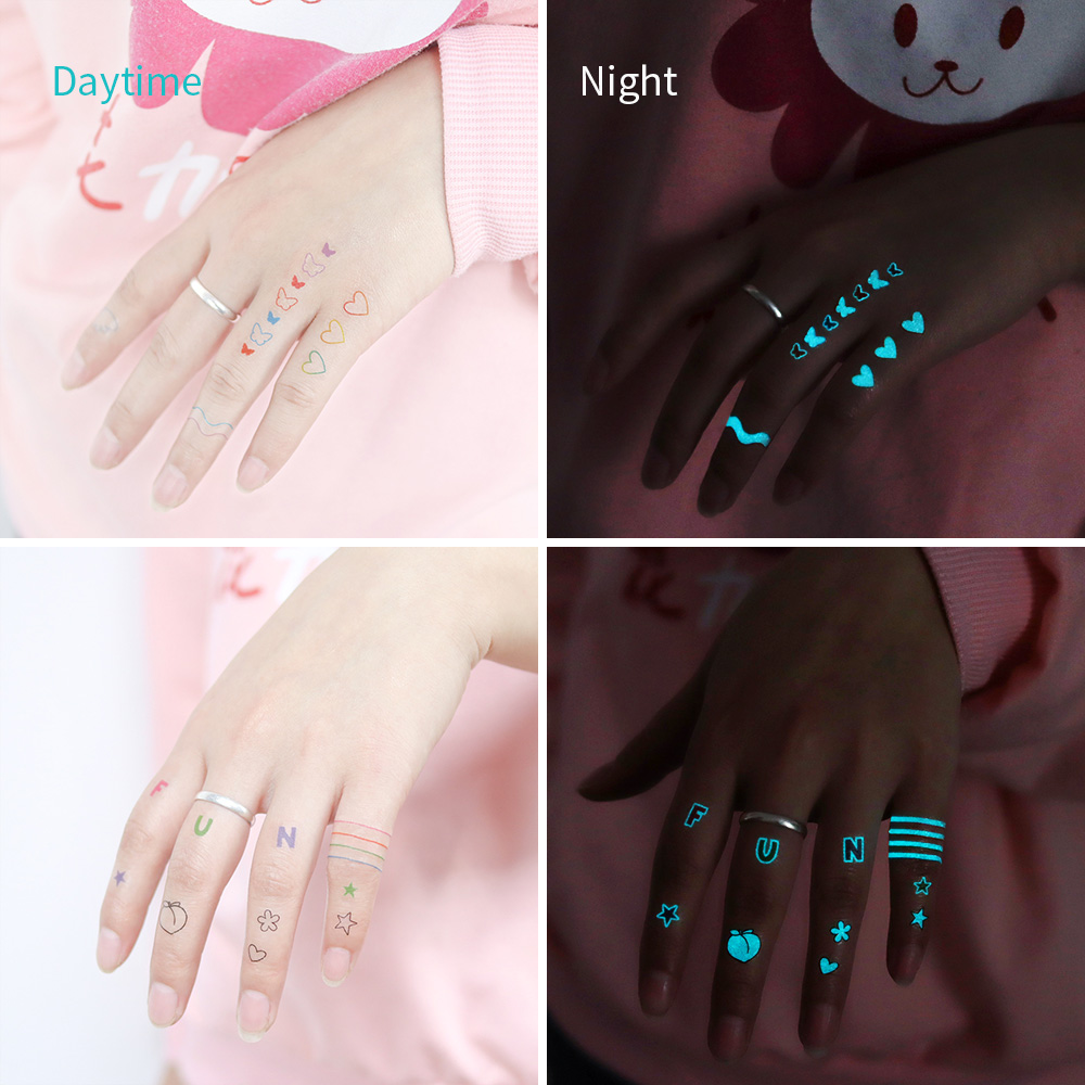 Pegatinas de Tatuajes que Bril - Glow In Dark Stars reseña y precio