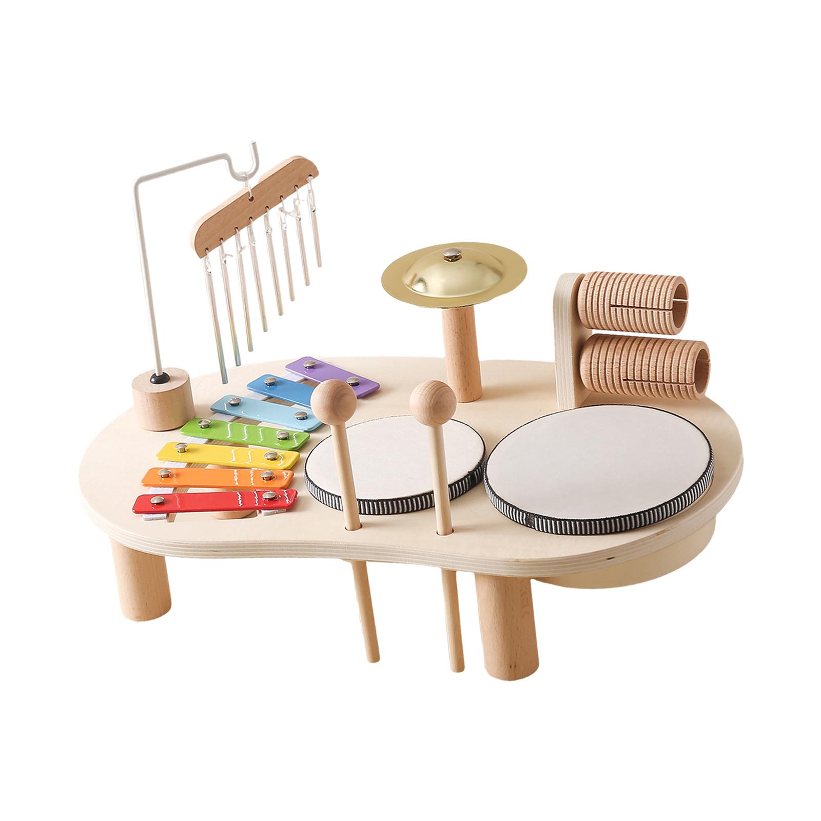 Juego de xilófono y tambor, ju - Kids Toys Xylophone reseña y precio