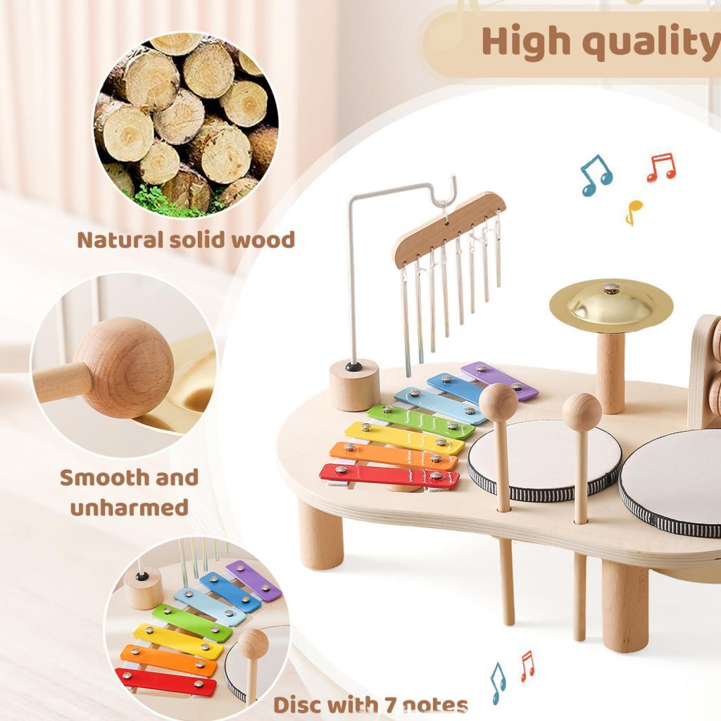 Juego de xilófono y tambor, ju - Kids Toys Xylophone reseña y precio
