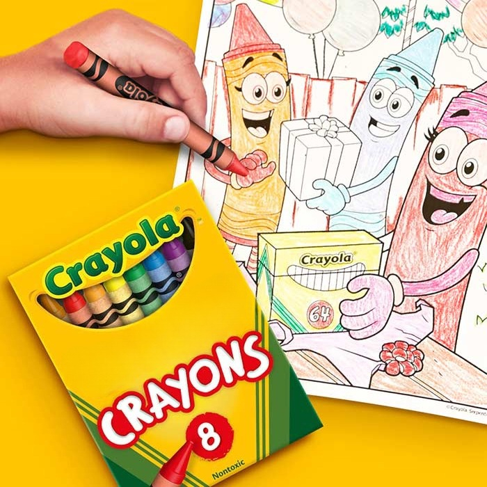 Caja de crayones de 8/24 color - Crayola Art Supply reseña y precio