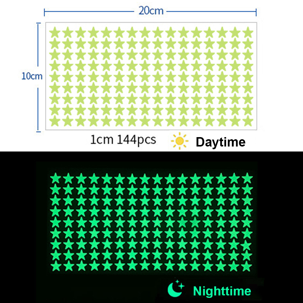 Pegatinas de pared de Luna y e - Glow In Dark Stars reseña y precio