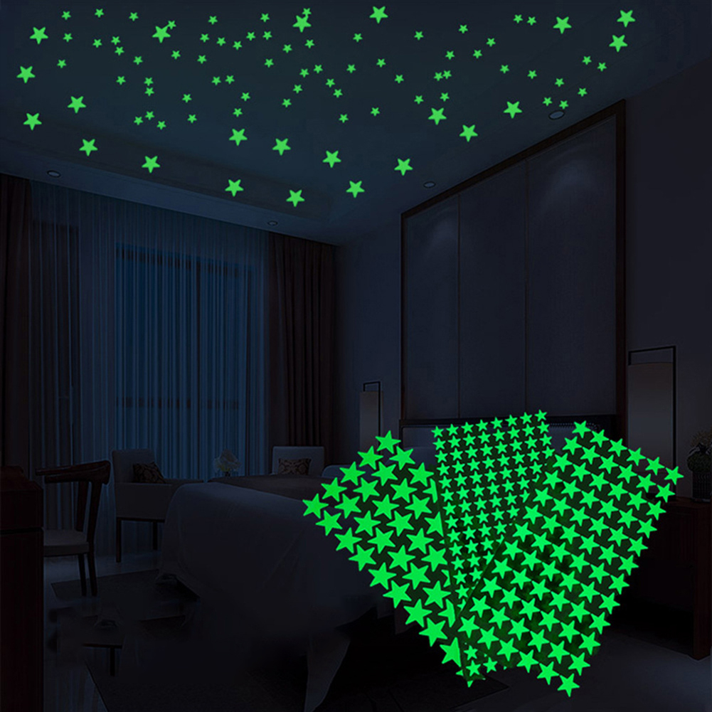 Pegatinas de pared de Luna y e - Glow In Dark Stars reseña y precio