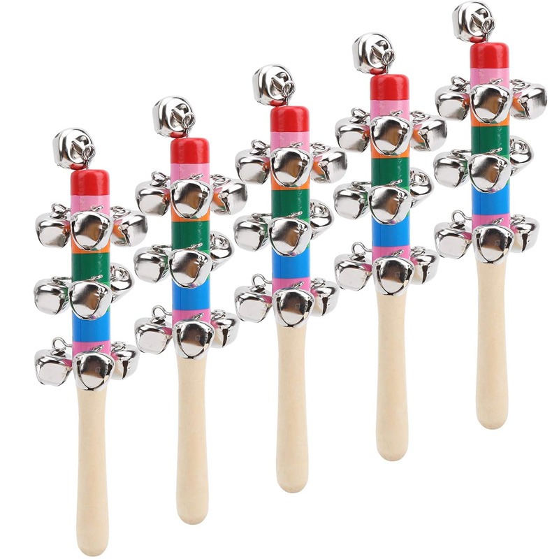Cascabeles de mano de madera p - Kids Toys Xylophone reseña y precio