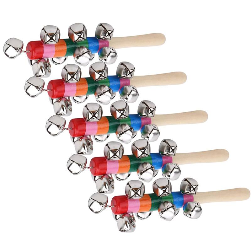 Cascabeles de mano de madera p - Kids Toys Xylophone reseña y precio