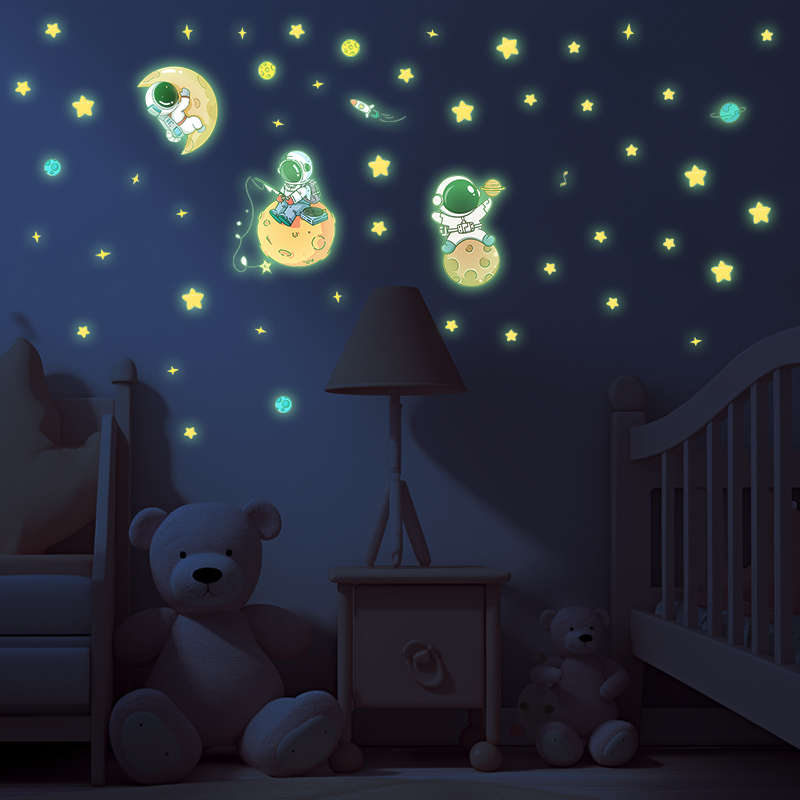 Pegatinas de pared luminosas c - Glow In Dark Stars reseña y precio