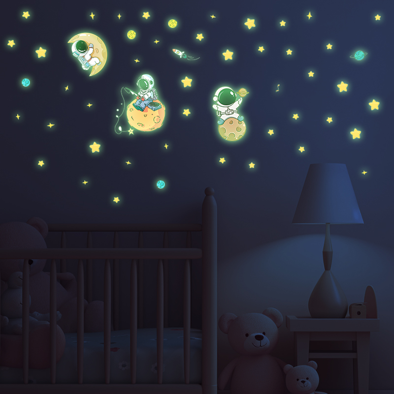 Pegatinas de pared luminosas c - Glow In Dark Stars reseña y precio