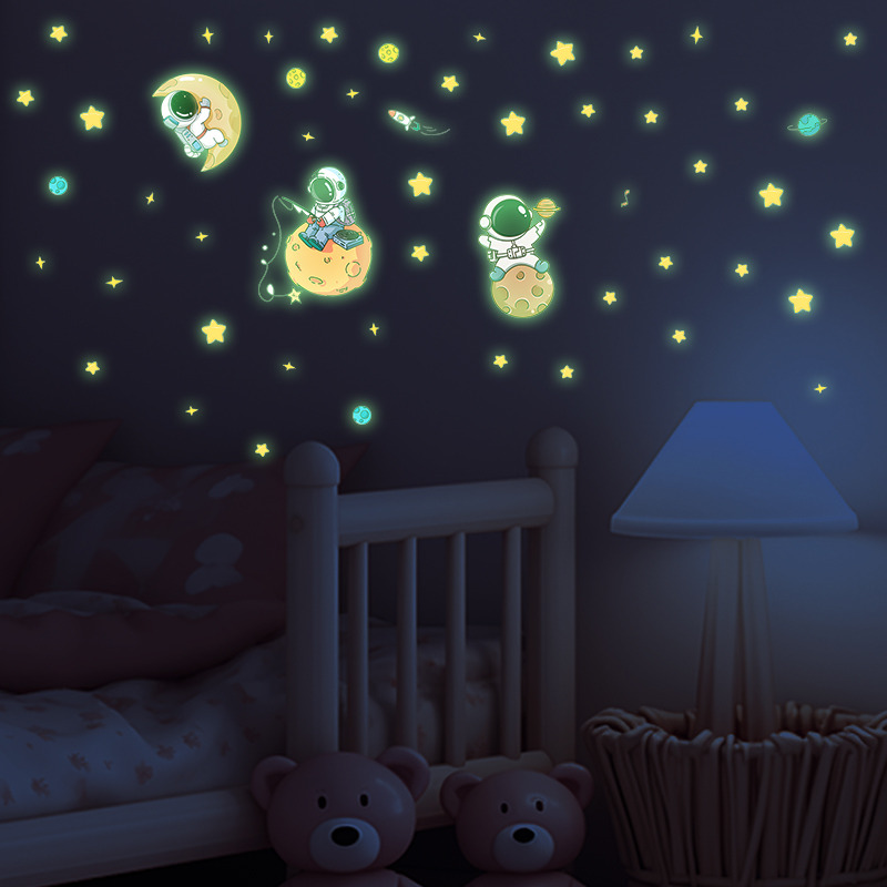 Pegatinas de pared luminosas c - Glow In Dark Stars reseña y precio