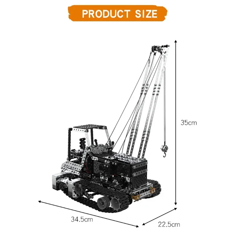 Grúa Metálica RC para Armar, C - Kids Toys Electric reseña y precio