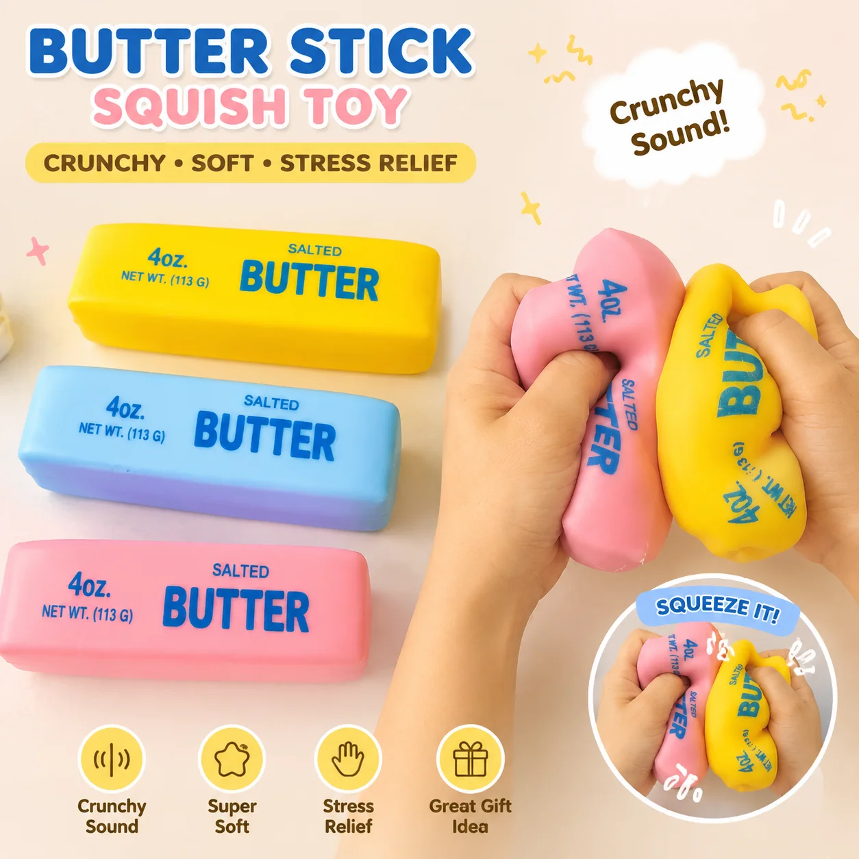Juguete Blandito Realista en F - Sensory Fidget Toys reseña y precio