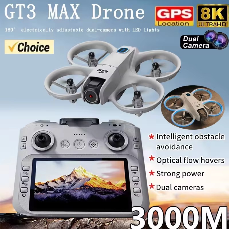 Dron RC 2026 GT3Max HD 8K con  - Toys For Kids Video reseña y precio