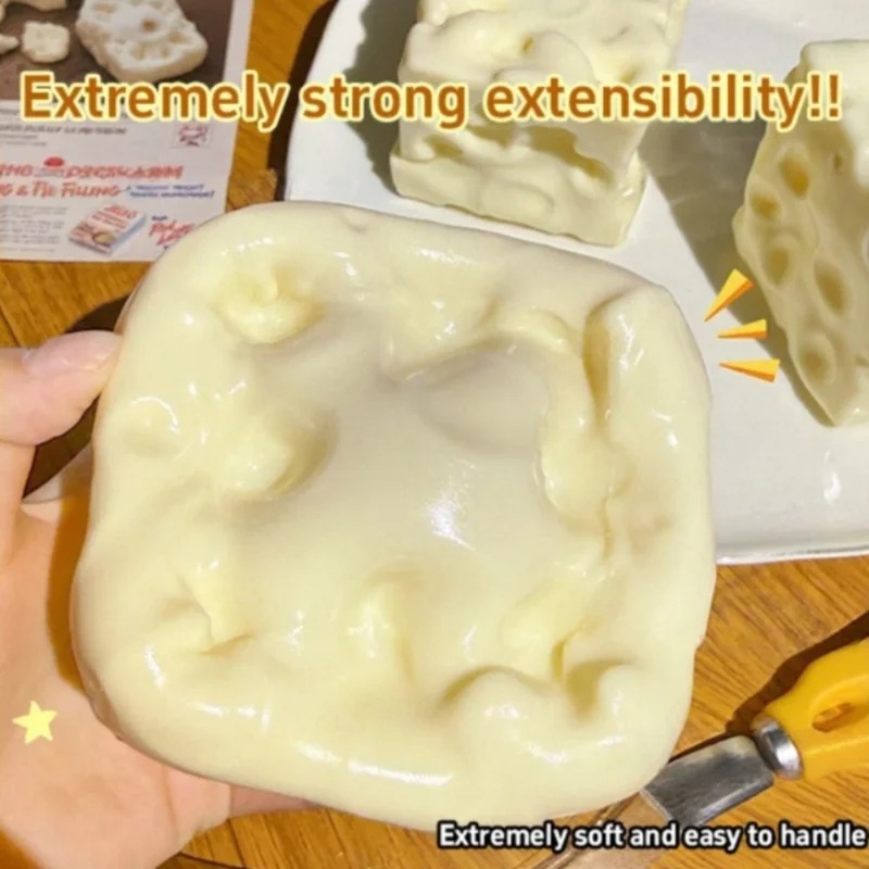 Taba Squishy Cheese Cube, Pelo - Sensory Fidget Toys reseña y precio