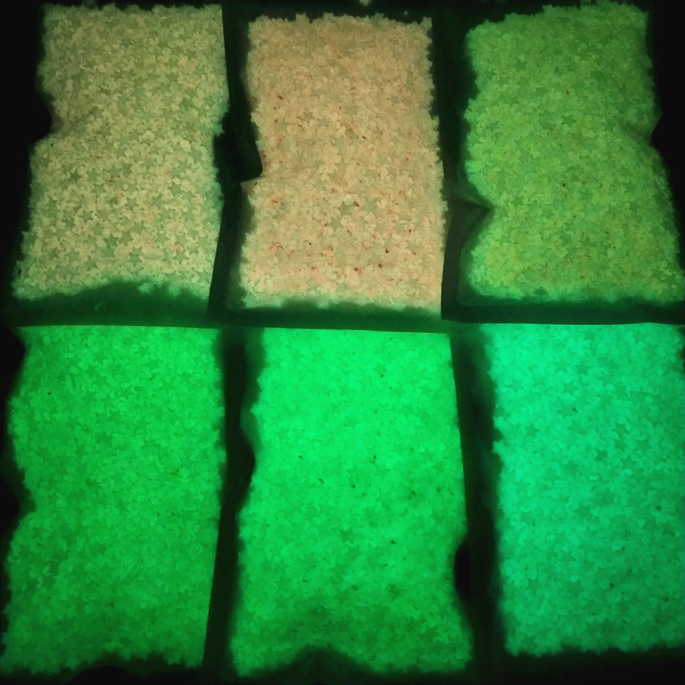 Pinzas de polímero fluorescent - Glow In Dark Stars reseña y precio
