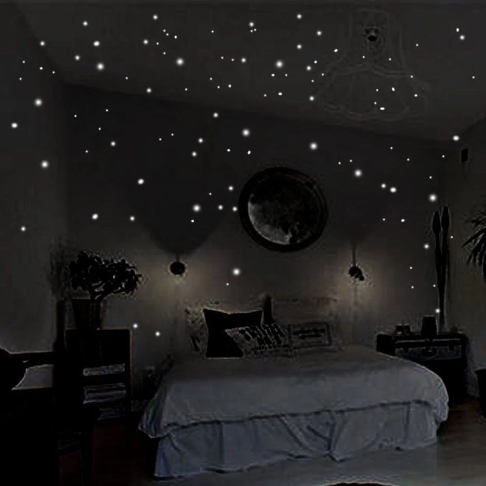 407 Uds pegatinas de pared dec - Glow In Dark Stars reseña y precio