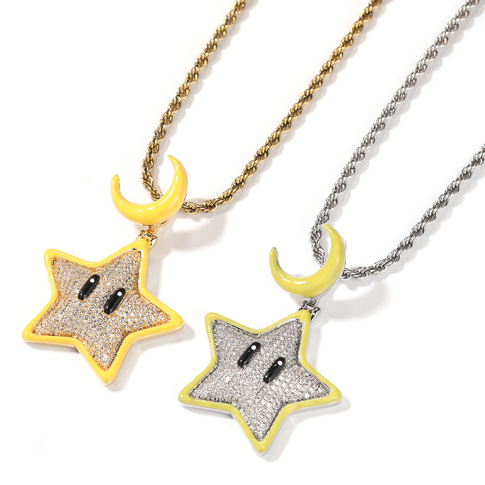 Collar con colgante de estrell - Glow In Dark Stars reseña y precio