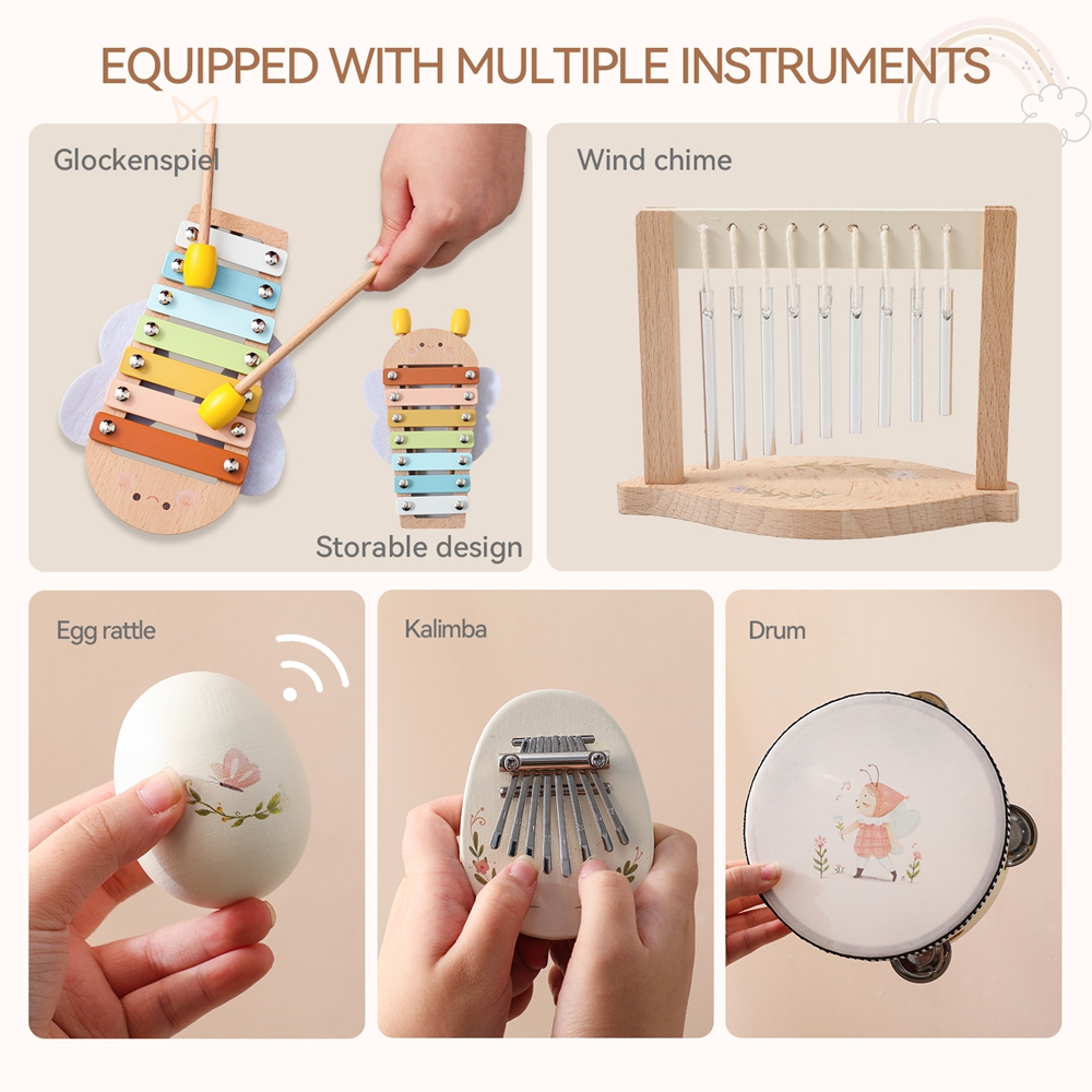 Juguetes musicales para bebés, - Kids Toys Xylophone reseña y precio