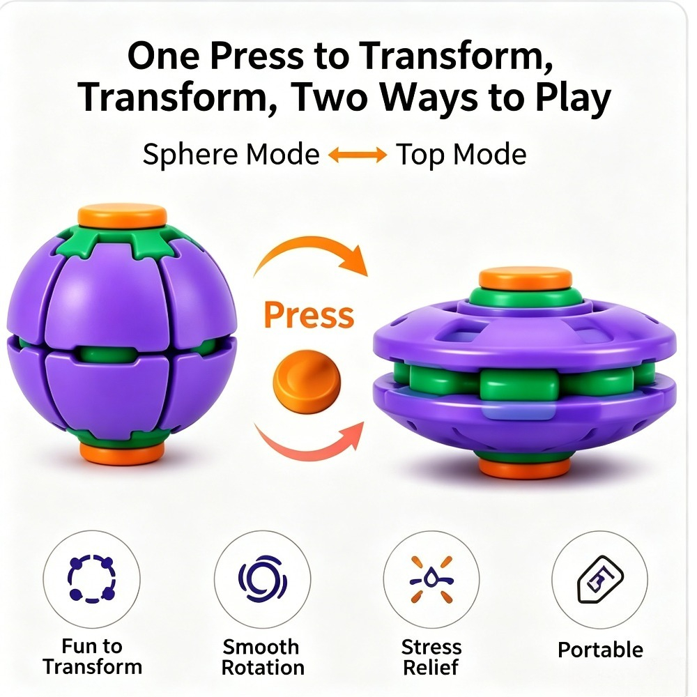 Juguete Antiestrés Transformab - Sensory Fidget Toys reseña y precio