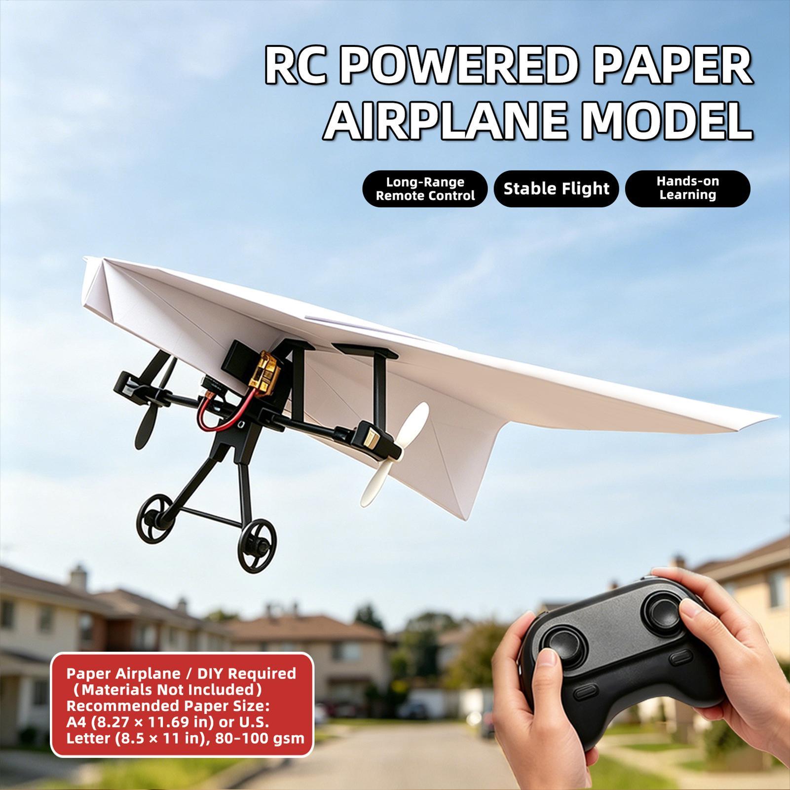 Kit de Avión de Papel RC para  - Kids Toys Electric reseña y precio