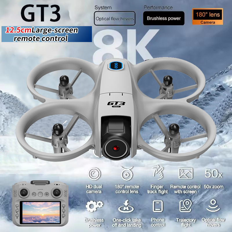 Nuevo GT3 MAX Drone 8K HD 4,3  - Toys For Kids Video reseña y precio