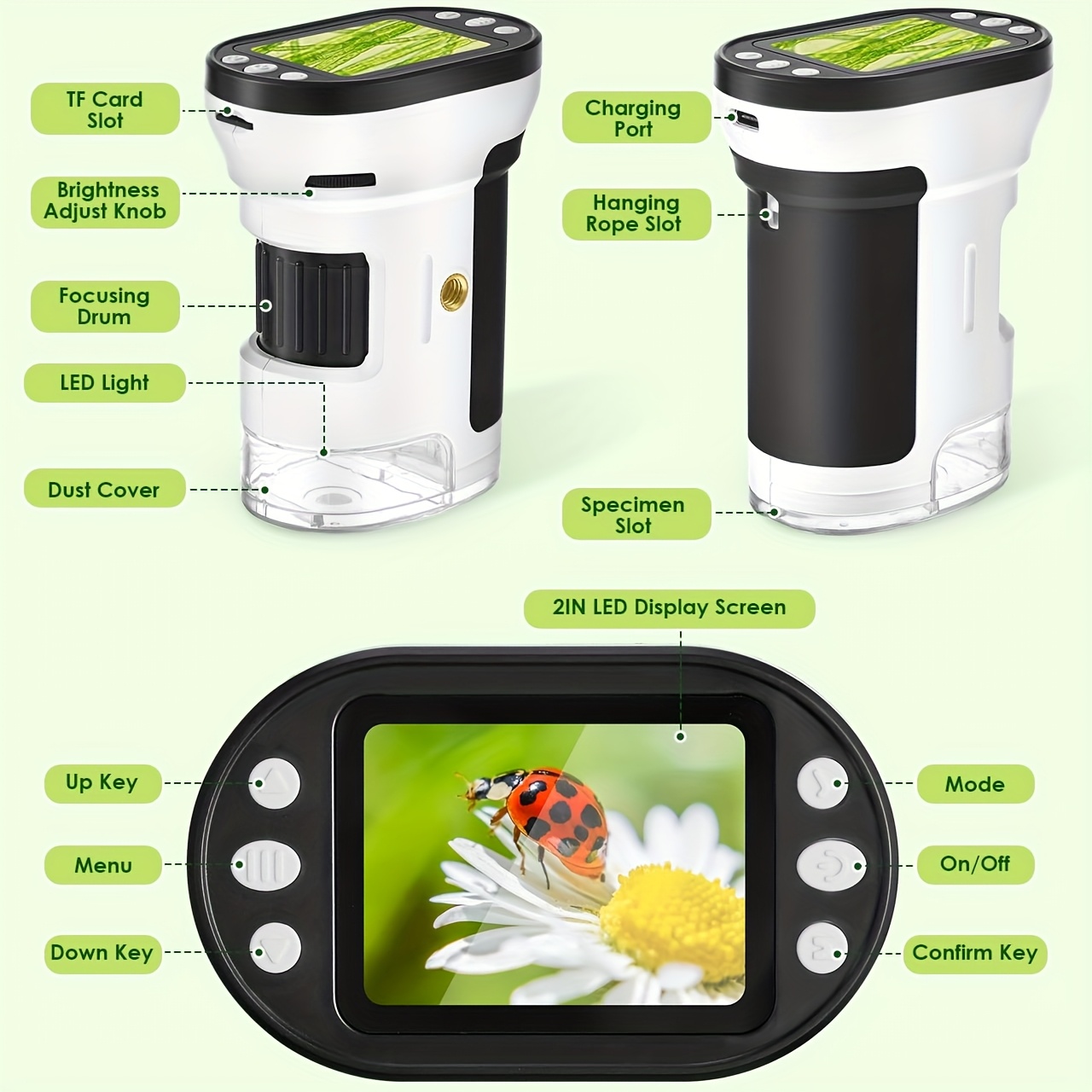 Microscopio para Niños, Kit Bi - Toys For Kids Video reseña y precio