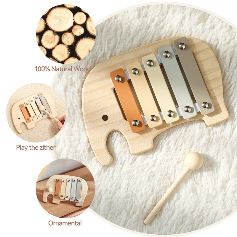 Xilófono Multicolor de madera  - Kids Toys Xylophone reseña y precio