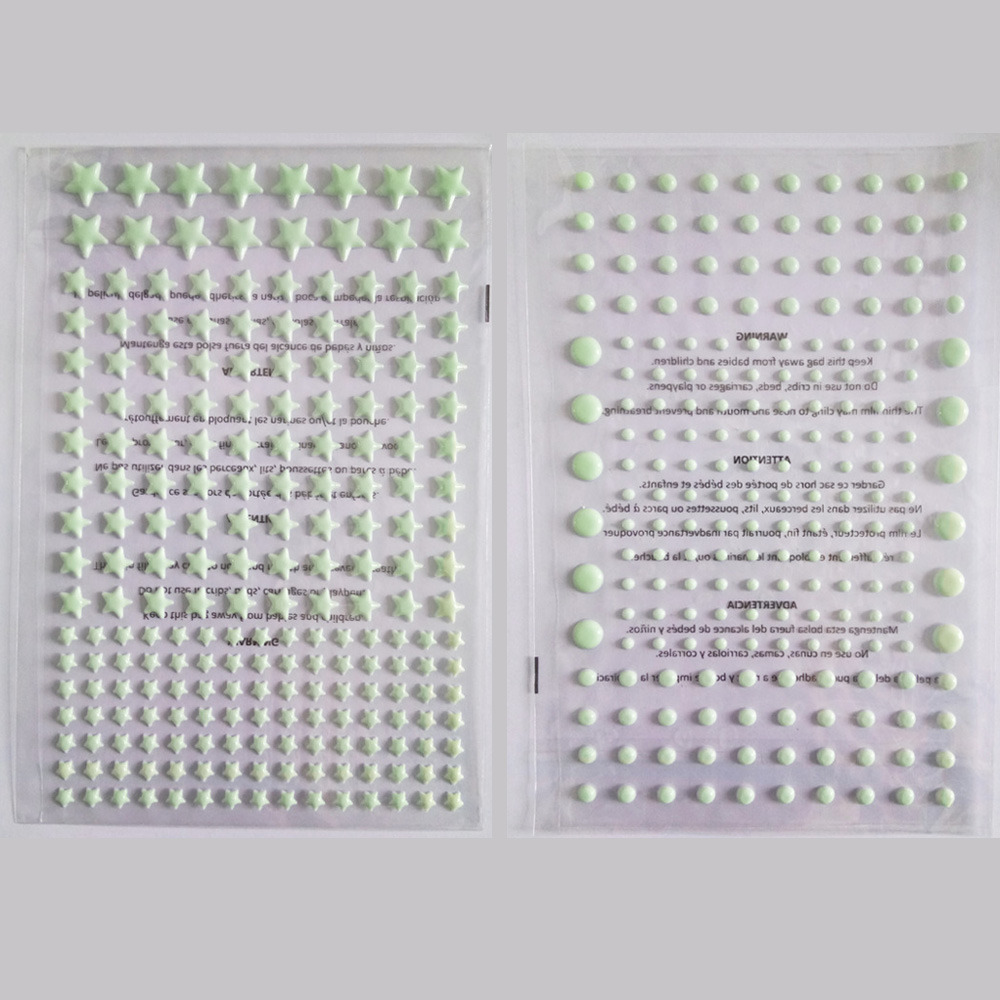 202 unids/set 3D burbuja estre - Glow In Dark Stars reseña y precio