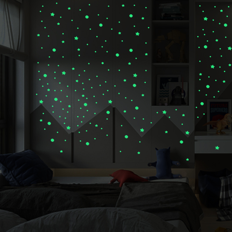 202 unids/set 3D burbuja estre - Glow In Dark Stars reseña y precio