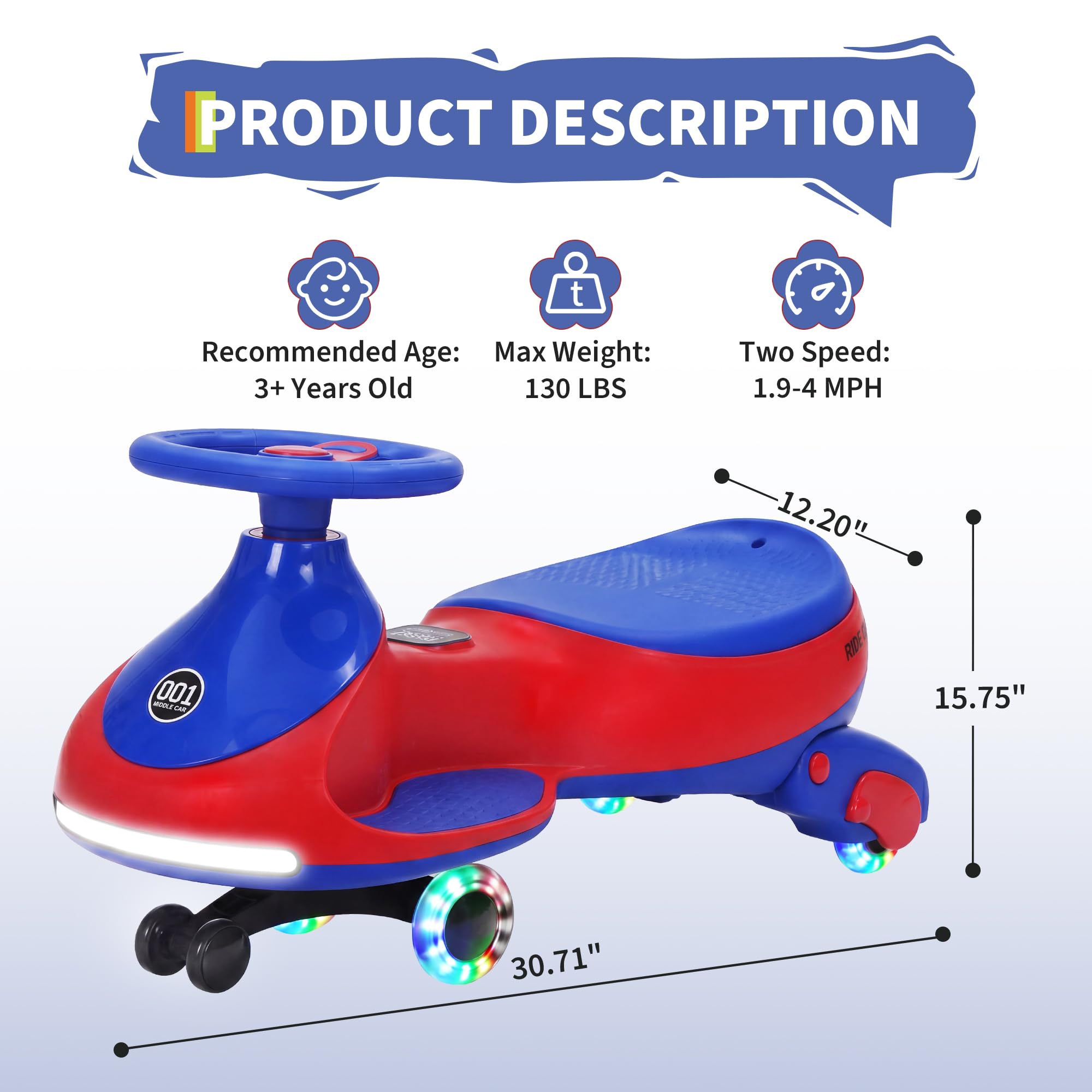 Auto de Empuje Eléctrico de 12 - Kids Toys Electric reseña y precio