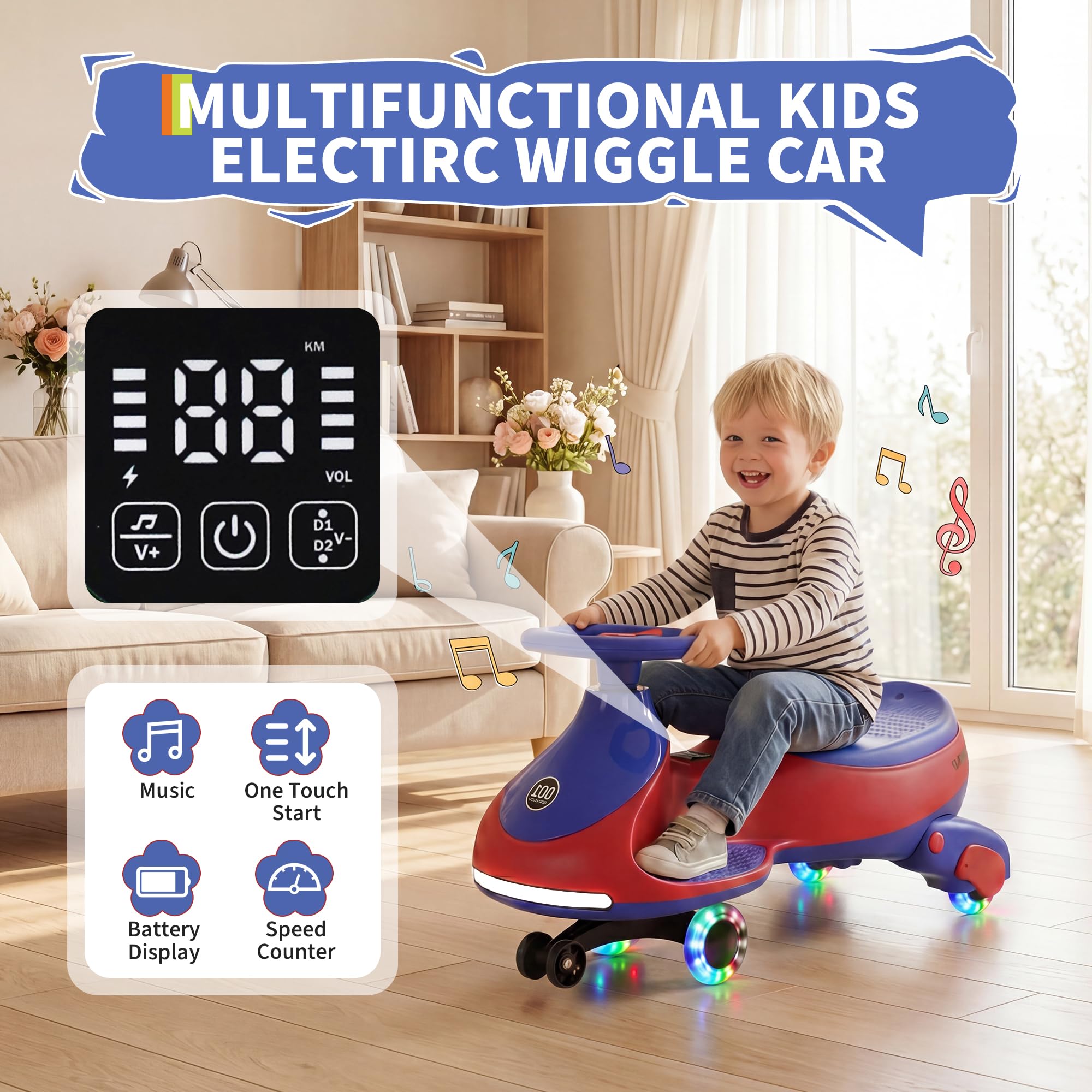 Auto de Empuje Eléctrico de 12 - Kids Toys Electric reseña y precio
