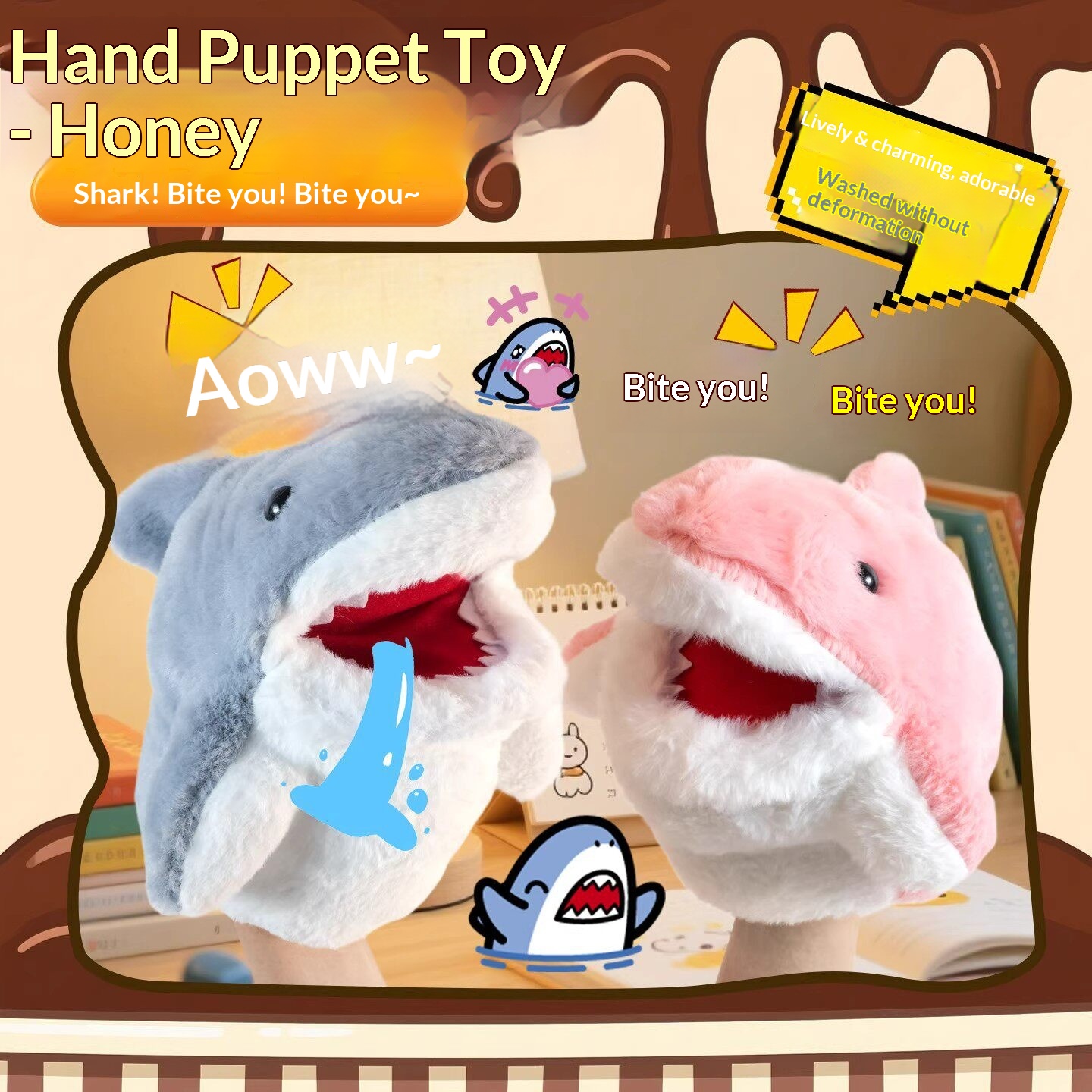Marioneta de Mano de Tiburón d - Kids Toys Play reseña y precio