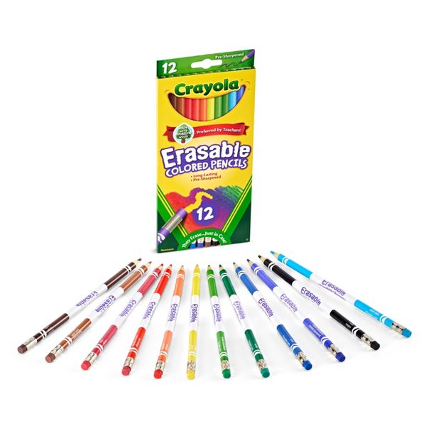 Lápices de colores borrables C - Crayola Art Supply reseña y precio