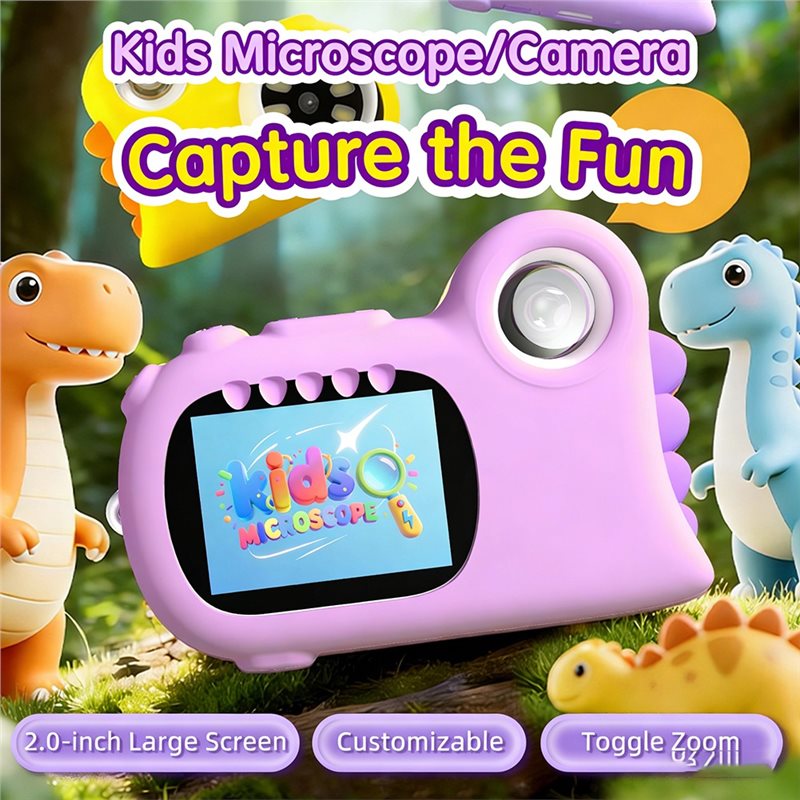 Microscopio 2 en 1 FBIL-2 para - Toys For Kids Video reseña y precio