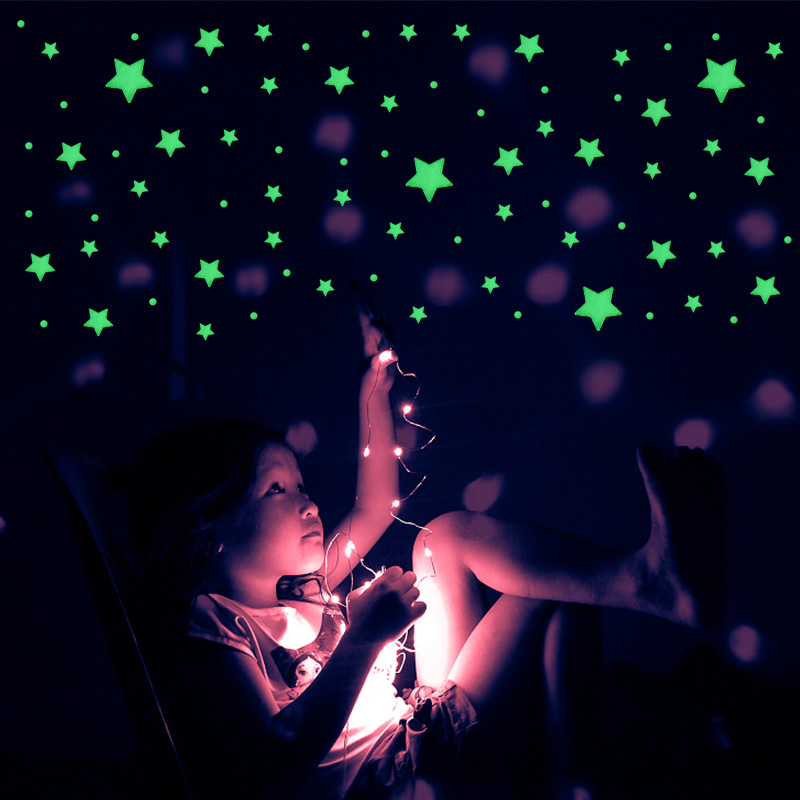 211 Uds. Pegatina de pared de  - Glow In Dark Stars reseña y precio