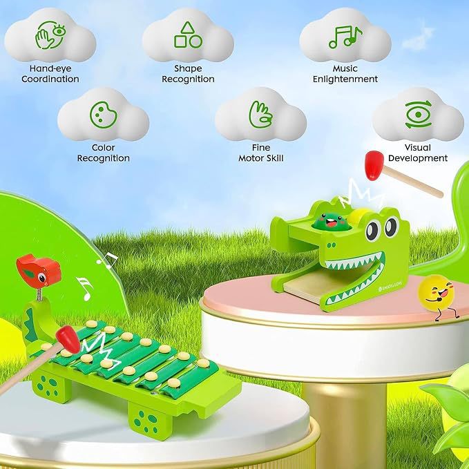 Xilófono de Madera Montessori  - Kids Toys Xylophone reseña y precio