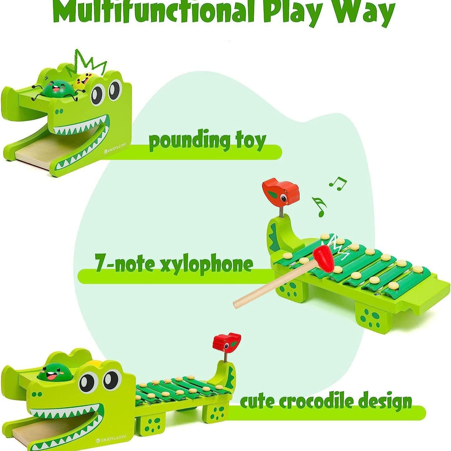 Xilófono de Madera Montessori  - Kids Toys Xylophone reseña y precio