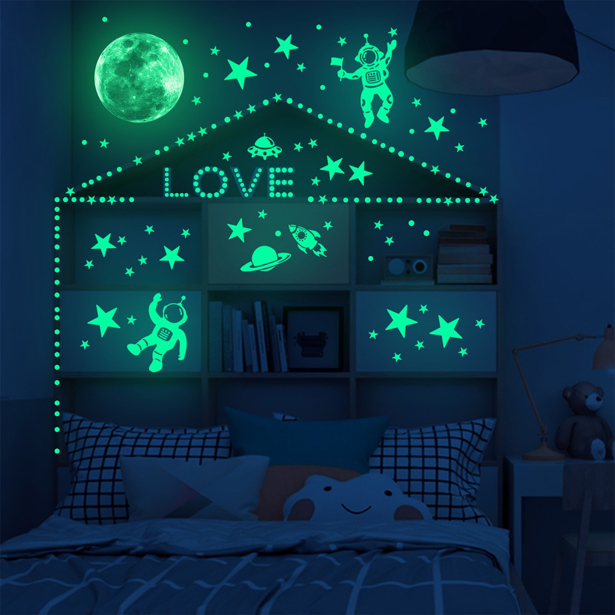 Pegatinas luminosas de Luna y  - Glow In Dark Stars reseña y precio