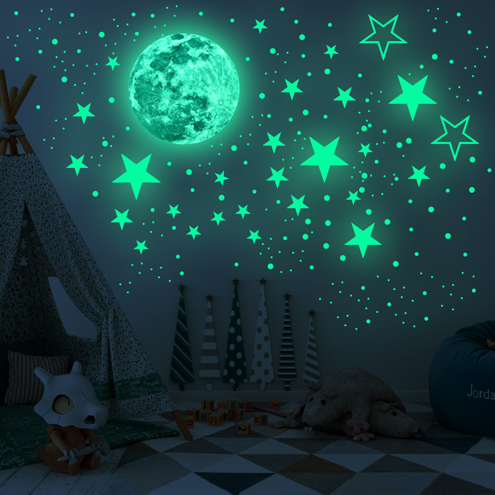 Pegatinas luminosas de Luna y  - Glow In Dark Stars reseña y precio