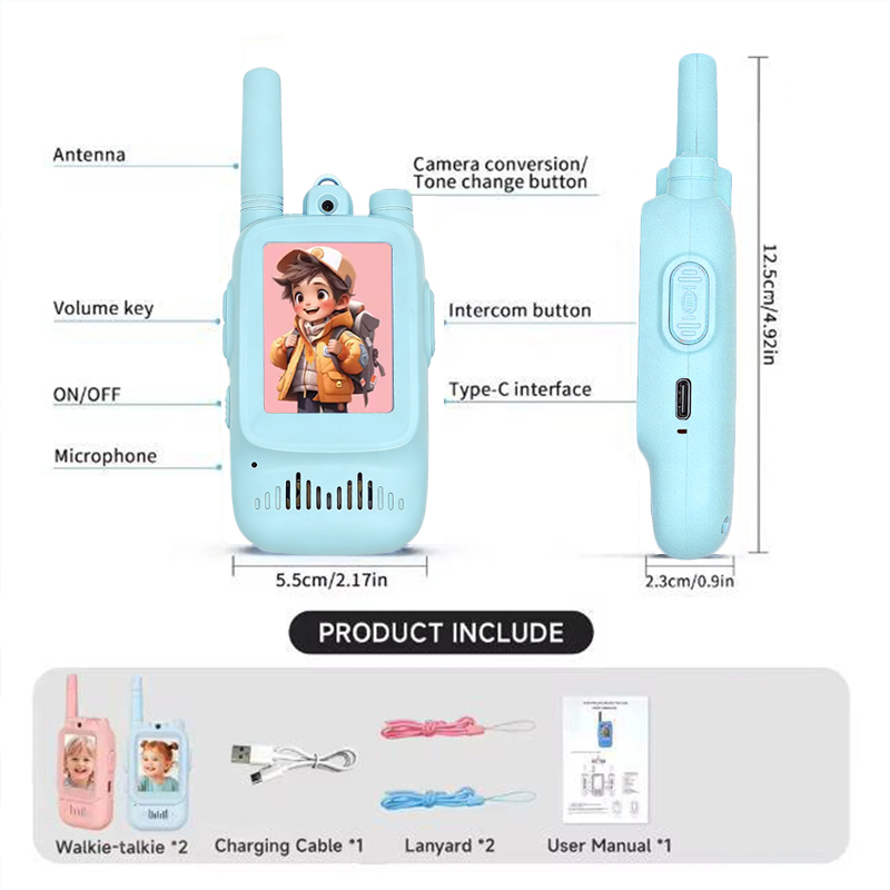 2 Walkie Talkies Recargables p - Toys For Kids Video reseña y precio