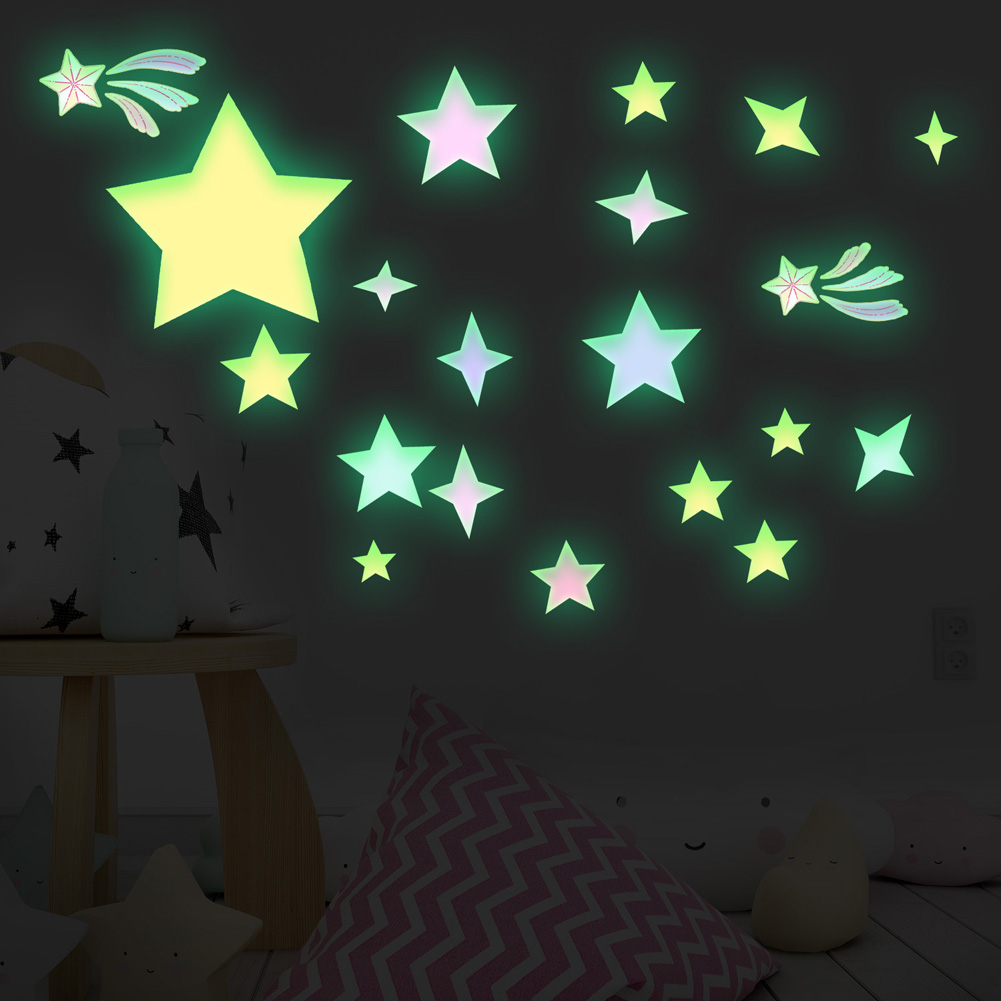 Pegatina luminosa para pared d - Glow In Dark Stars reseña y precio