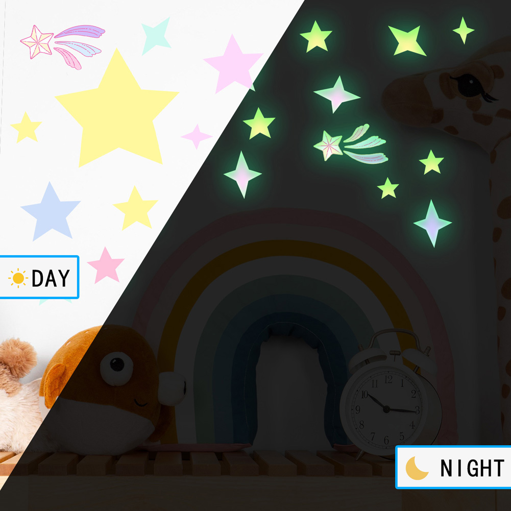 Pegatina luminosa para pared d - Glow In Dark Stars reseña y precio