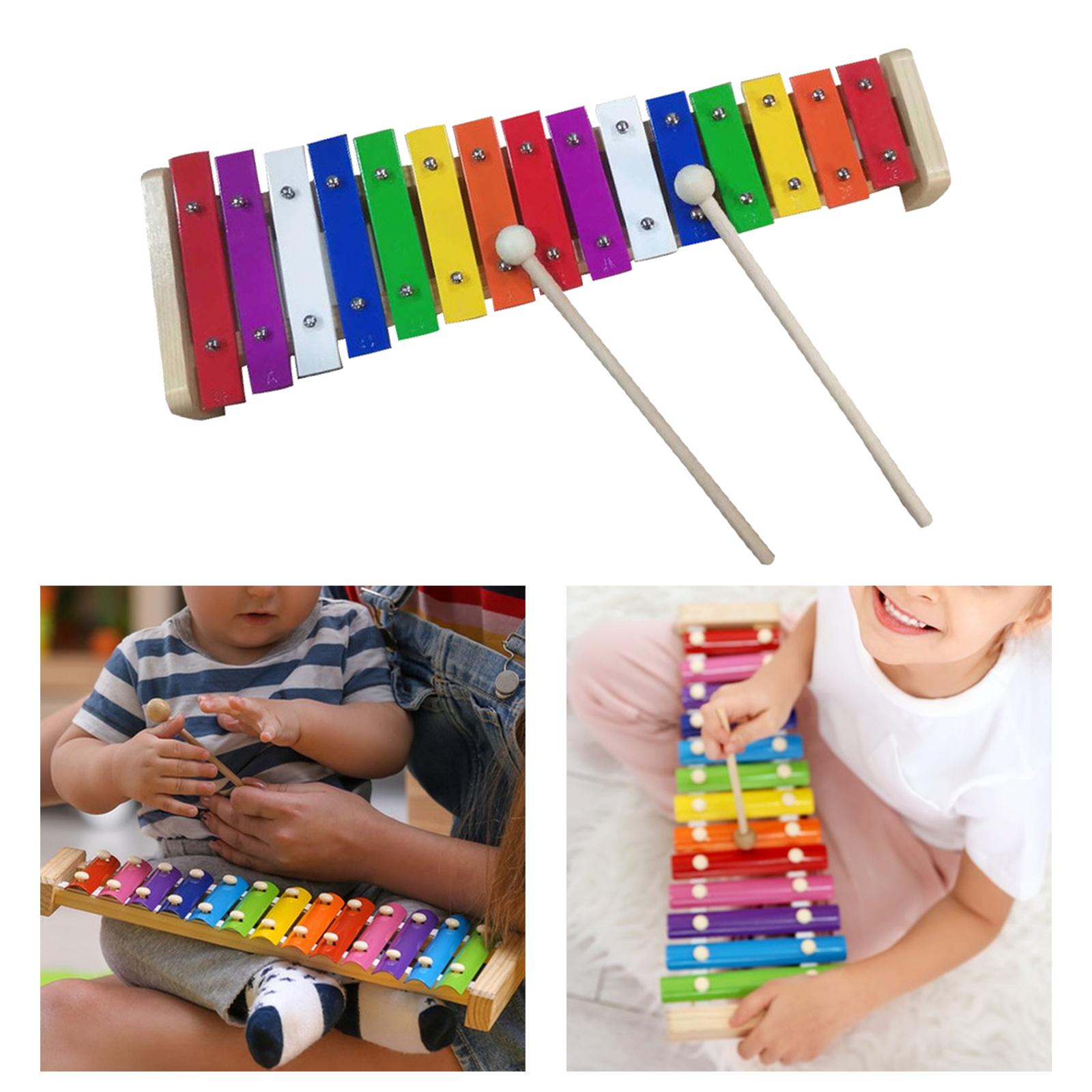 Xilófono de 15 notas con campa - Kids Toys Xylophone reseña y precio