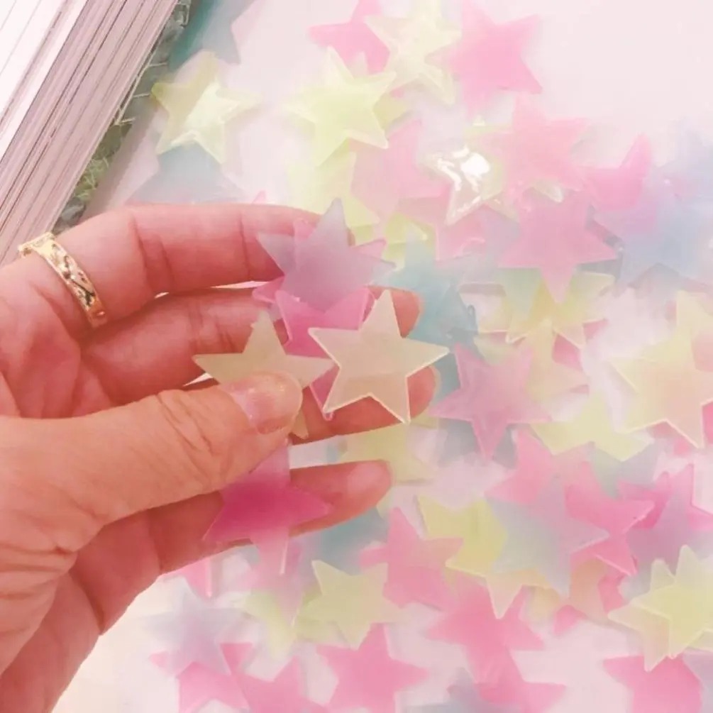 100 pegatinas de estrellas col - Glow In Dark Stars reseña y precio